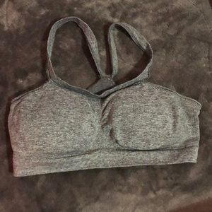 Grey Sports Bra